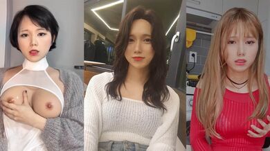 韩国妖艳伪娘 Gobugi 全裸自拍大秀 蜂腰巨乳肥臀身材完美 抓奶打飞机尺度炸裂！